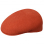 Wool 504 Flat Cap Orange - Kangol