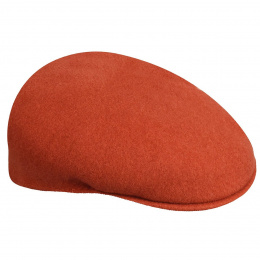 Casquette Plate 504 Laine Orange- Kangol