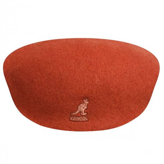 Casquette Plate 504 Laine Orange- Kangol