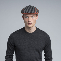 Switchboard 504 Flat Cap Orange & Grey - Kangol