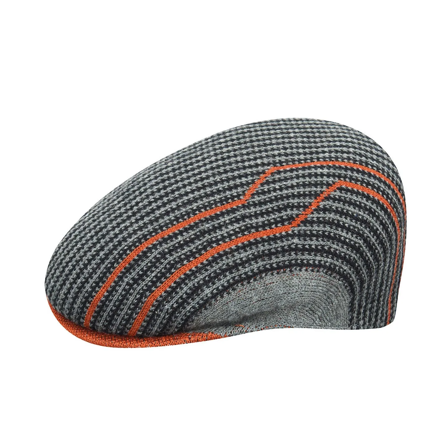 Casquette Plate Swithboard 504 Orange & Grise- Kangol  Reference : 4594 | Chapellerie Traclet