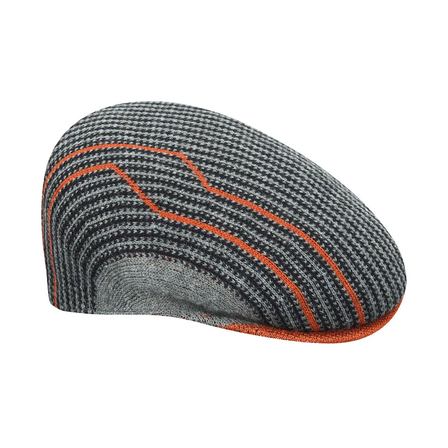 Switchboard 504 Flat Cap Orange & Grey - Kangol Reference: 4594 | Traclet Hat Shop