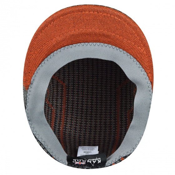 Casquette Plate Swithboard 504 Orange & Grise- Kangol 