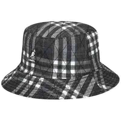 Bob Réversible Hidden Layers Noir & Blanc- Kangol Reference : 6230 | Chapellerie Traclet