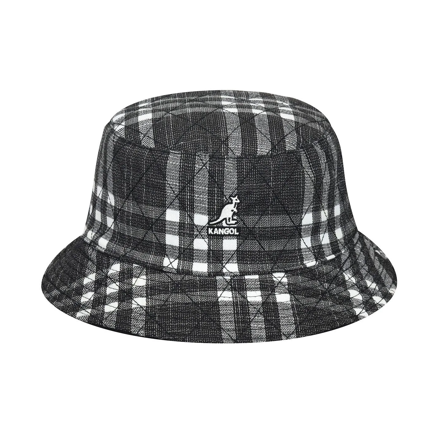 Bob Réversible Hidden Layers Noir & Blanc- Kangol Reference : 6230 | Chapellerie Traclet