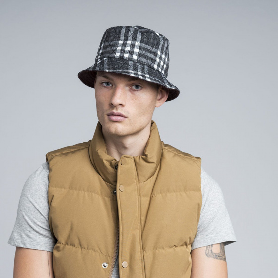 Reversible Hidden Layers Bucket Hat Black & White - Kangol