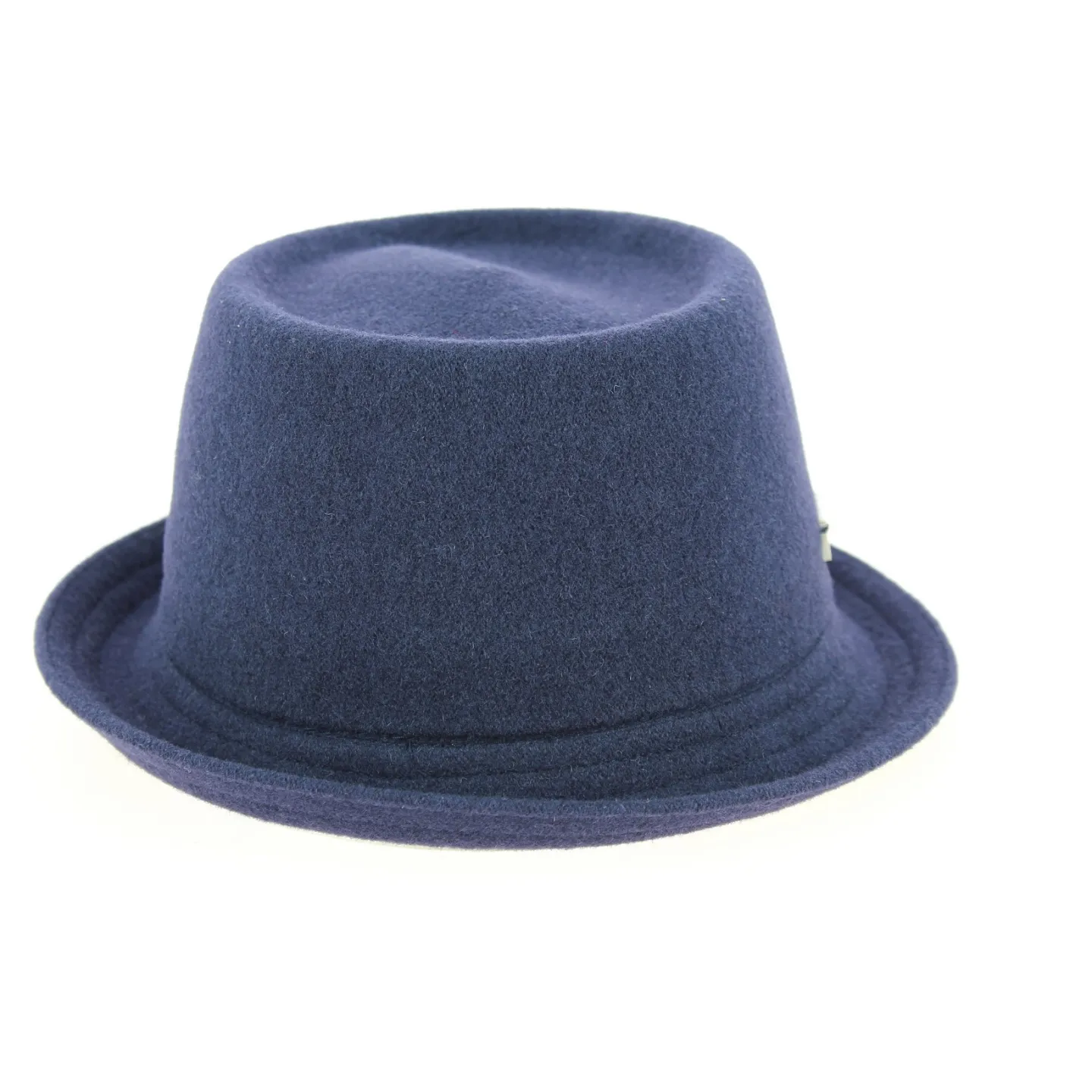 Chapeau PorkPie Wool Mowbray Bleu Marine- Kangol Reference : 9057 | Chapellerie Traclet