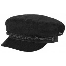Black Velvet Sailor Cap - Stetson