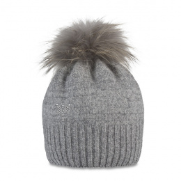 Bonnet Pompon Giulia Etoile Gris - Pipolaki