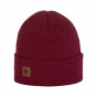 Dulce Burgundy Cuffed Beanie - Pipolaki