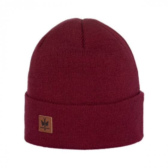 Dulce Burgundy Cuffed Beanie - Pipolaki
