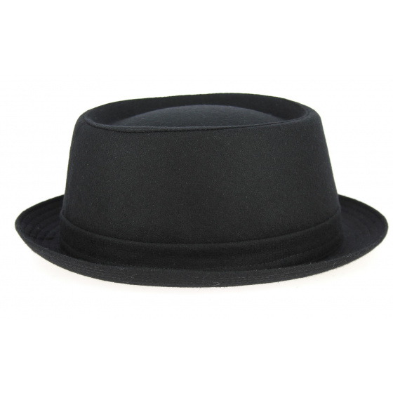 Chapeau Porpkie Gaeta Feutre Laine Noir - Traclet