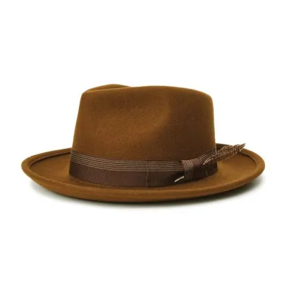 Brown Swindle Fedora Hat - Brixton Reference: 6014 | Traclet Hat Shop