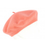 Paris Merino Wool Beret Coral - Heritage by Laulhère