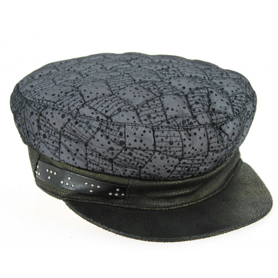 Black & Grey Hermione Sailor Cap - Mtm