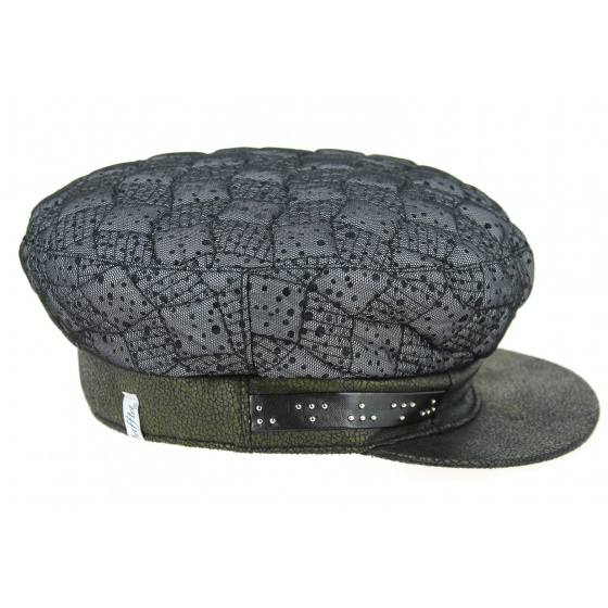 Black & Grey Hermione Sailor Cap - Mtm Black & Grey Hermione Sailor Cap - Mtm