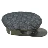 Casquette Marin Hermione Noire & Grise- Mtm  Reference : 3022 | Chapellerie Traclet