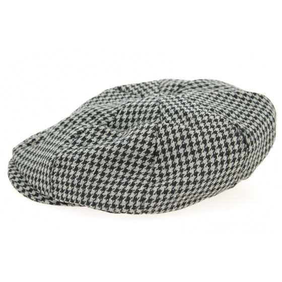 Grey Houndstooth Irish Cap - Traclet