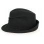 Trilby Maciano Felt Wool Hat Black- Traclet