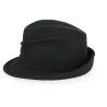 Chapeau Trilby Maciano Feutre Laine Noir- Traclet Reference : 2562 | Chapellerie Traclet