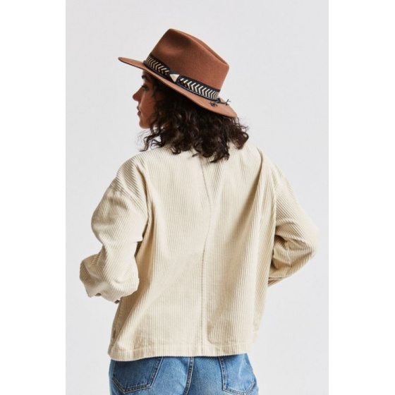 Chapeau Fédora Venice Feutre Laine Marron - Brixton