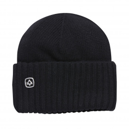 The Buoy Wool Beanie Black - Coal