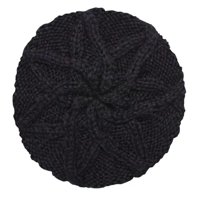 The Bobbie Black Beret - Coal Reference: 7805 | Traclet Hat Shop