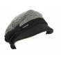 Black Utelle Newsboy Cap - Traclet