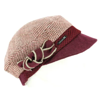 Plum Utelle Newsboy Cap - Traclet Reference: 5186 | Traclet Hatmakers