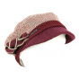 Plum Utelle Newsboy Cap - Traclet