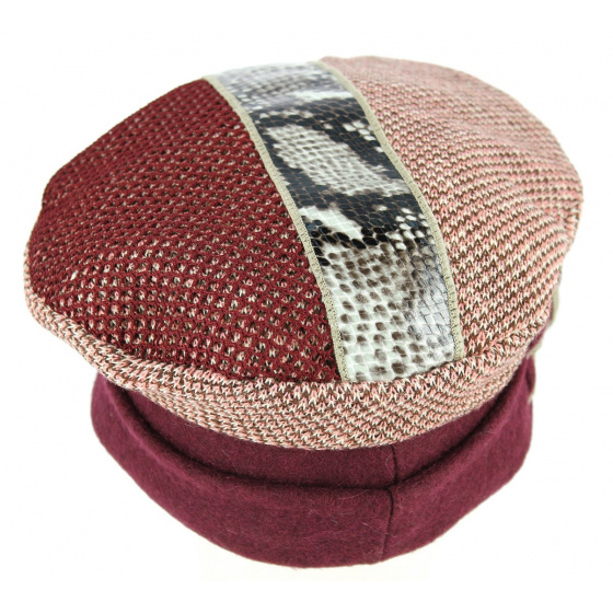 Toque Jully Laine Prune- Traclet