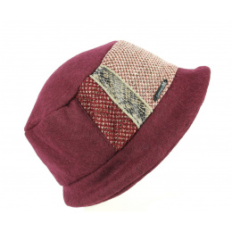 Illiat Wool Plum Bucket Hat - Traclet