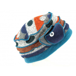 Blue Acrylic Toque for Women- Traclet 