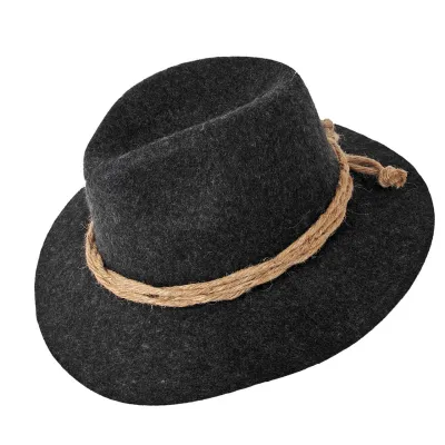 Maintal Traveller Hat Anthracite Wool Felt - Traclet Reference: 9443 | Traclet Hatters