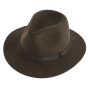 Traveller Nassau Brown Wool Felt Hat- Traclet