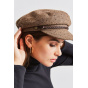 Ashland Wool Brown & Black Cap - Brixton