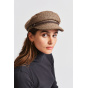 Ashland Wool Brown & Black Cap - Brixton
