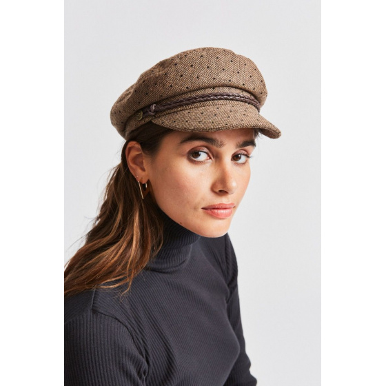 Ashland Wool Brown & Black Cap - Brixton