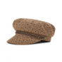 Ashland Wool Brown & Black Cap - Brixton