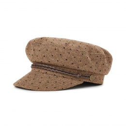 Ashland Wool Brown & Black Cap - Brixton