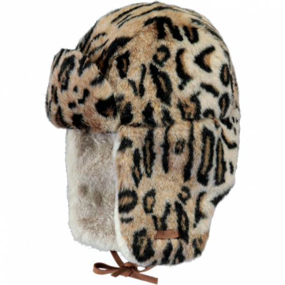 Lucerne Leopard Print Faux Fur Trapper Hat - Barts