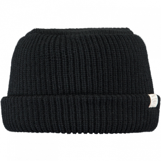Black Acrylic Baldwing Short Beanie - Barts