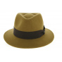 Walter Fedora Hat in Camel Wool Felt - Traclet