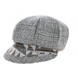 Casquette Gavroche Mix Laine Grise- Mtm