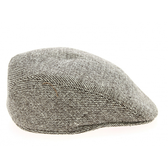 Norris Brown Wool Flat Cap - Crambes