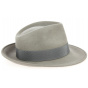 Fedora Hat Felt Wool Pearl - Traclet