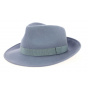 Traclet Grey Sky Wool Felt Fedora Hat