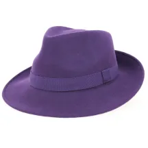 Grape Wool Felt Fedora Hat - Traclet Reference: 7916 | Traclet Hatters
