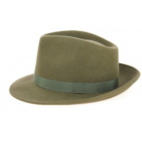 Wool Felt Fedora Hat Loden - Traclet