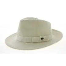 Cream Wool Felt Fedora Hat - Traclet  Reference: 9827 | Traclet Hatters